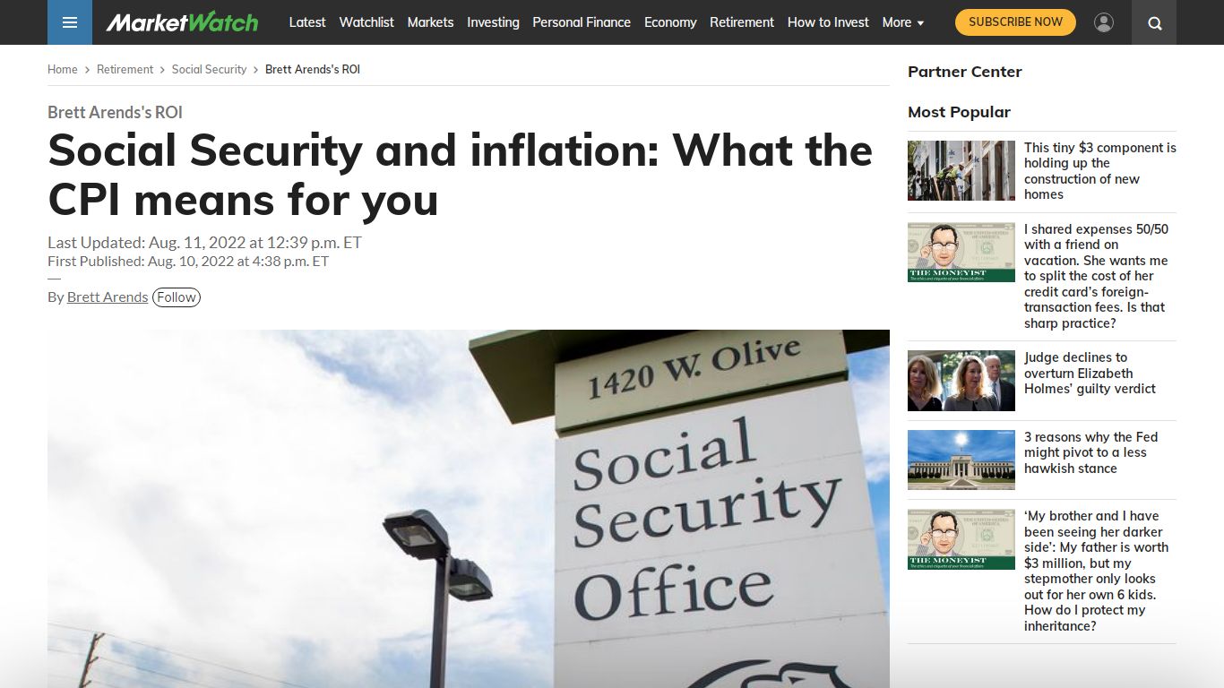 What the inflation report could mean for Social Security